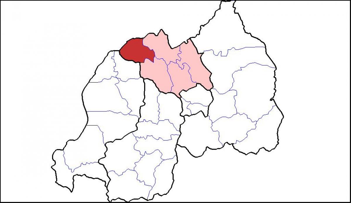 Karte von musanze in Ruanda